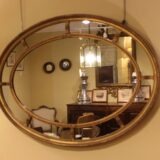 19thc Oval Gilded Mirror - Image 2