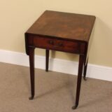 A Lovely 18thc Mahogany Pembroke Side Table - Image 5