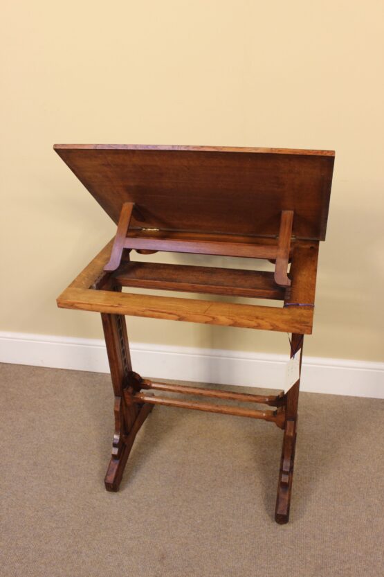 Late 19thc Oak Ledger Stand  - Image 5