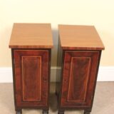 Pair Of 19thc Mahogany Bedside Tables/Cabinets - Image 3