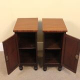 Pair Of 19thc Mahogany Bedside Tables/Cabinets - Image 4