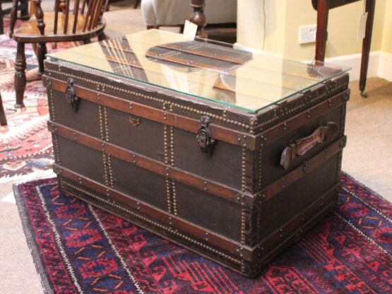 A Louis Vuitton Style Quality Steamer Trunk