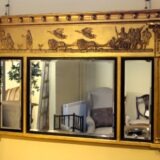 19thc Gilt Over Mantle Mirror - Image 2