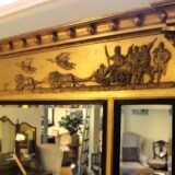 19thc Gilt Over Mantle Mirror - Image 4