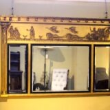 19thc Gilt Over Mantle Mirror - Image 9