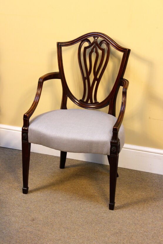 An original Sheraton Period Carver Armchair