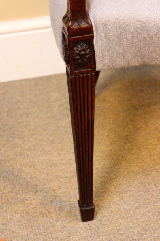 An original Sheraton Period Carver Armchair - Image 3