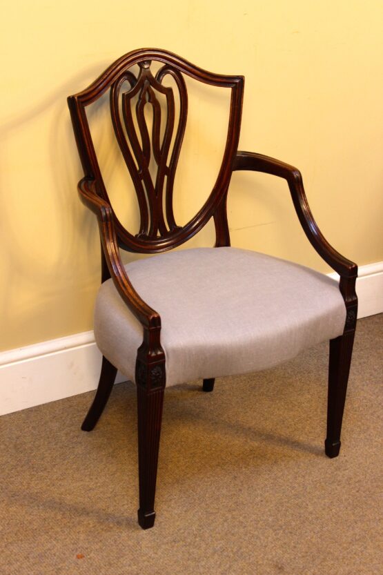 An original Sheraton Period Carver Armchair - Image 5