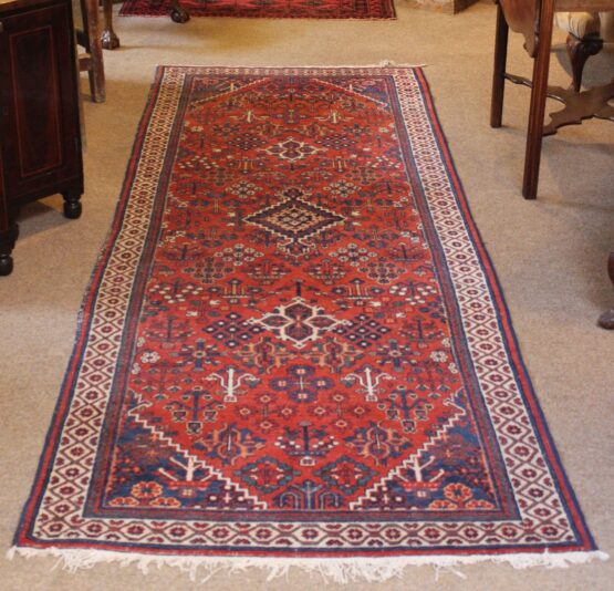 Early 20thc Afghan Runner Rug