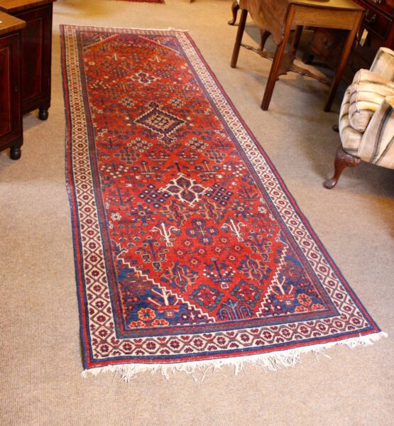 Early 20thc Afghan Runner Rug - Image 2