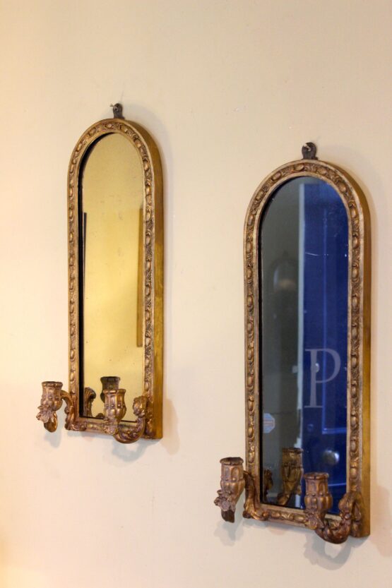 Pair Of Late 19thc Gilt Wall Mirrors - Image 2