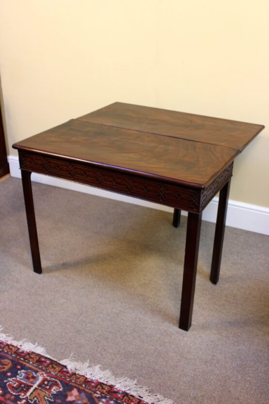 18thc Mahogany Tea Table - Image 5