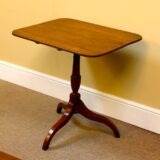 Late Regency Mahogany Tripod Table