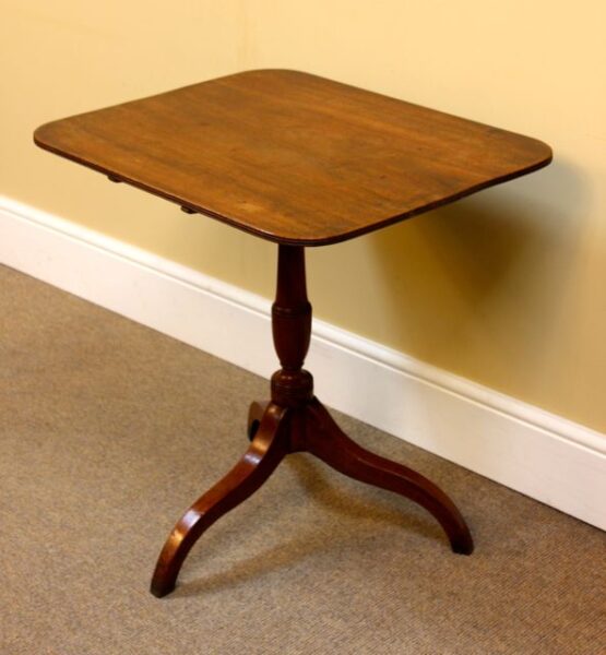 Late Regency Mahogany Tripod Table - Image 2