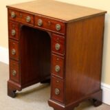 Early 19thc Mahogany Small (Mini) Partners’ Desk - Image 3