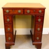 Early 19thc Mahogany Small (Mini) Partners’ Desk - Image 4