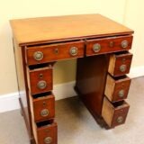 Early 19thc Mahogany Small (Mini) Partners’ Desk - Image 5