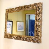 19thc Gilt Wood Mirror - Image 2