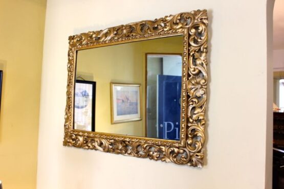 19thc Gilt Wood Mirror - Image 2