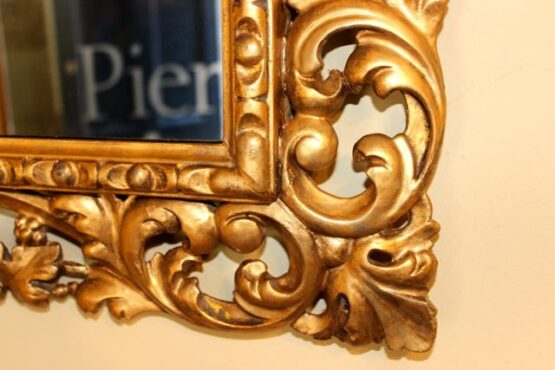 19thc Gilt Wood Mirror - Image 4