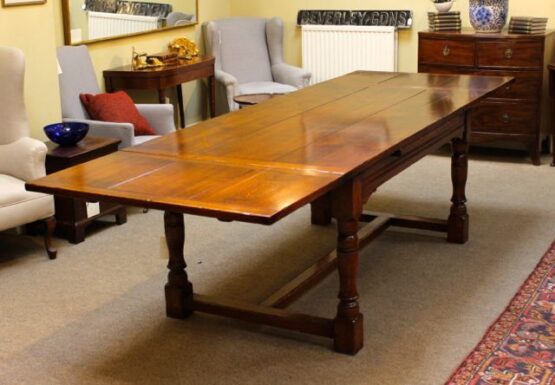20thc Oak Refectory Table