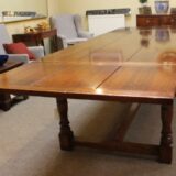 20thc Oak Refectory Table - Image 4