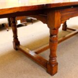 20thc Oak Refectory Table - Image 6