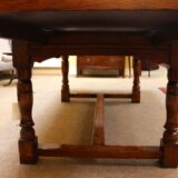 20thc Oak Refectory Table - Image 7