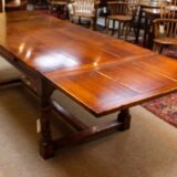 20thc Oak Refectory Table - Image 9
