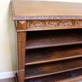 19thc Oak Open Bookcase - Image 4