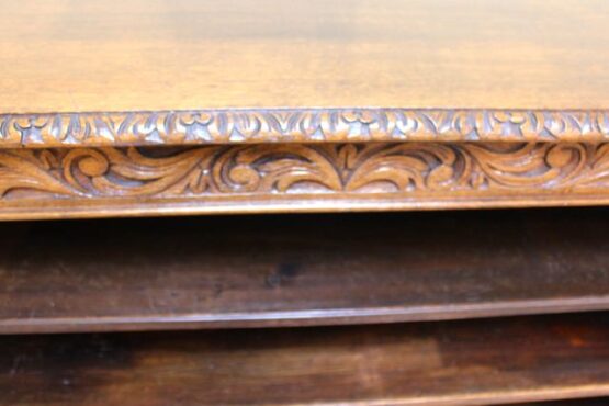 19thc Oak Open Bookcase - Image 5