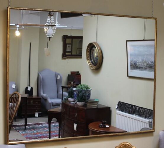 A Large Mid 20thc Gilt Wall Mirror 