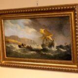 19thc Oil On Board  - Image 2