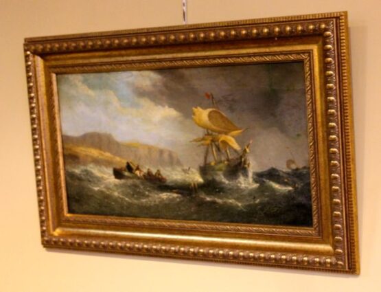 19thc Oil On Board  - Image 2