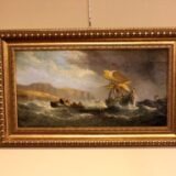 19thc Oil On Board  - Image 3