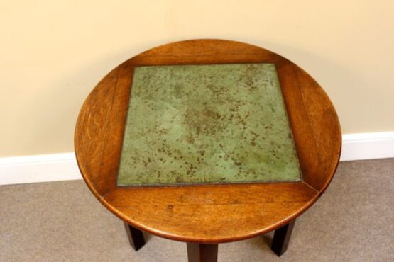 19thc Oak Tavern Table - Image 4