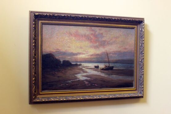 Marine Scene Oil Painting - Image 5