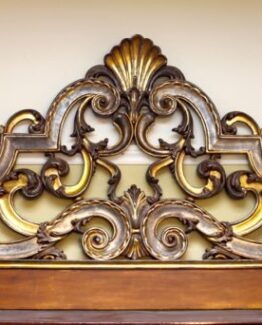 Mid 20thc Carved Wood & Gilded Cornice
