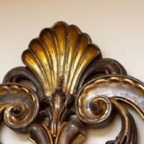 Mid 20thc Carved Wood & Gilded Cornice - Image 6