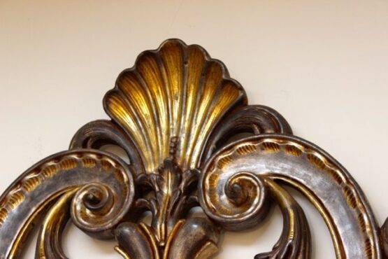 Mid 20thc Carved Wood & Gilded Cornice - Image 6