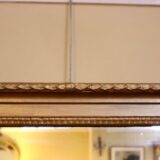 19thc. Gilt Framed Mirror with Floral Relief - Image 4