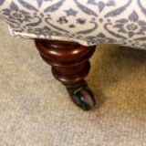 19thc Walnut Howard Style Armchair - Image 7