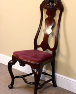 18thc Walnut Side Chair