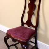 18thc Walnut Side Chair - Image 2