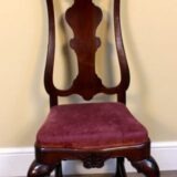 18thc Walnut Side Chair - Image 3