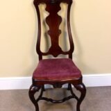 18thc Walnut Side Chair - Image 4