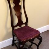 18thc Walnut Side Chair - Image 5