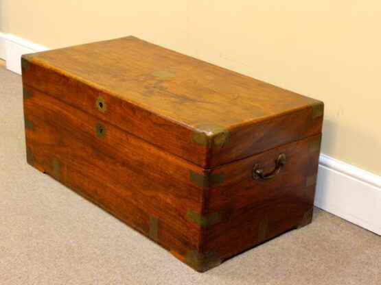 Late 19thc Camphor Wood Chest