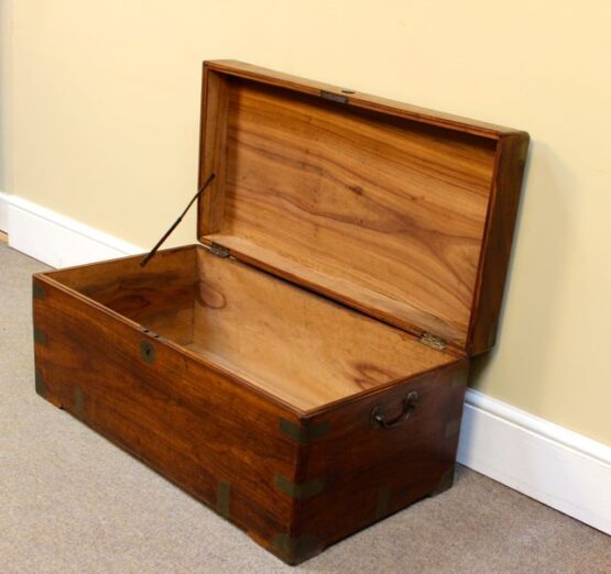 Late 19thc Camphor Wood Chest - Image 6