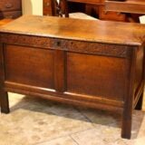 18thc Oak Coffer Chest